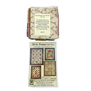 "The Strength of a Women"‎ Fabric Kit" for Fit to Frame Set Two by Lori Smith